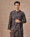 Royal Blue Kurta Jacket Set